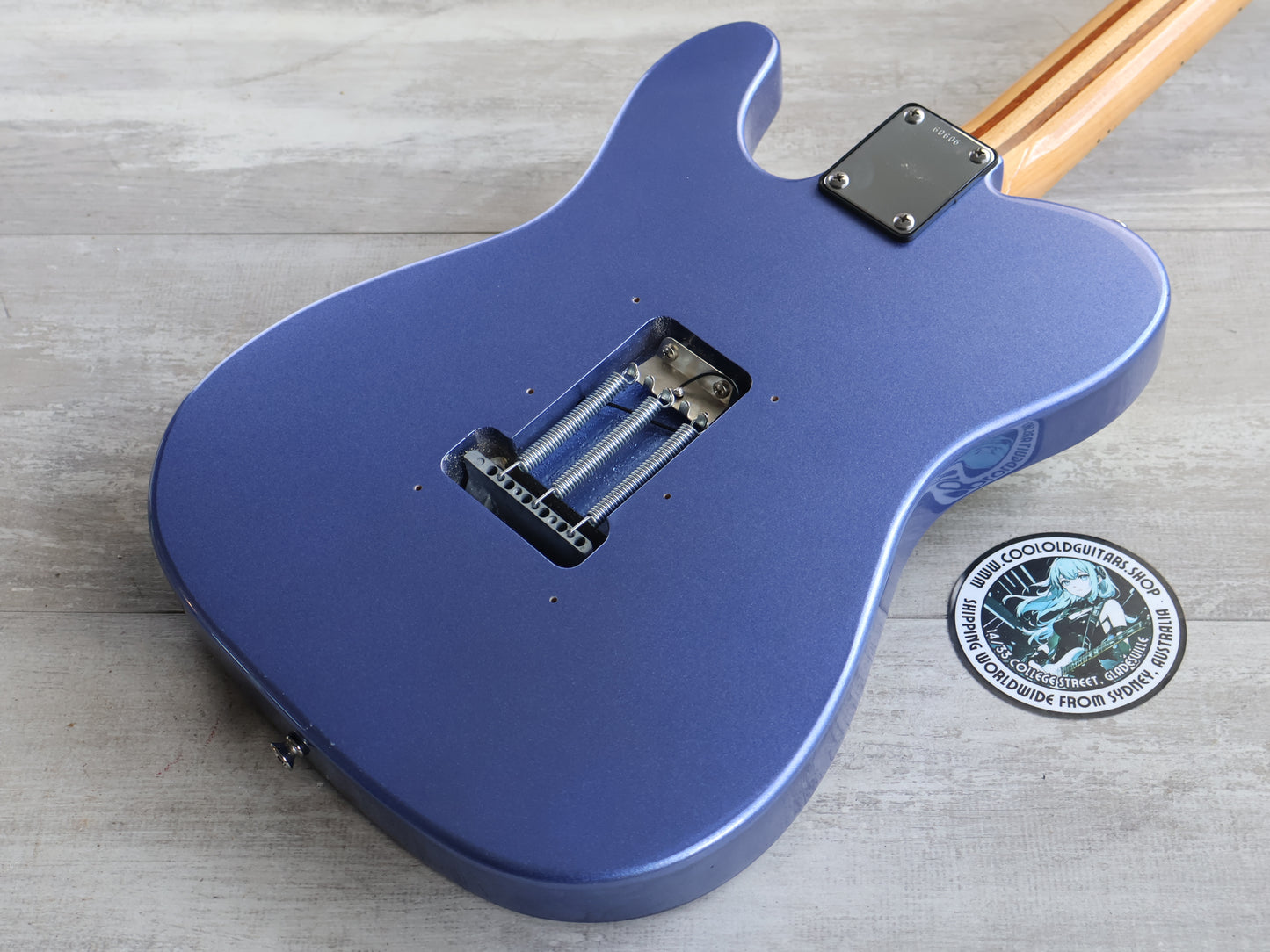 J&D LUTHIERS TL12 Telecaster Deluxe (Metallic Blue)