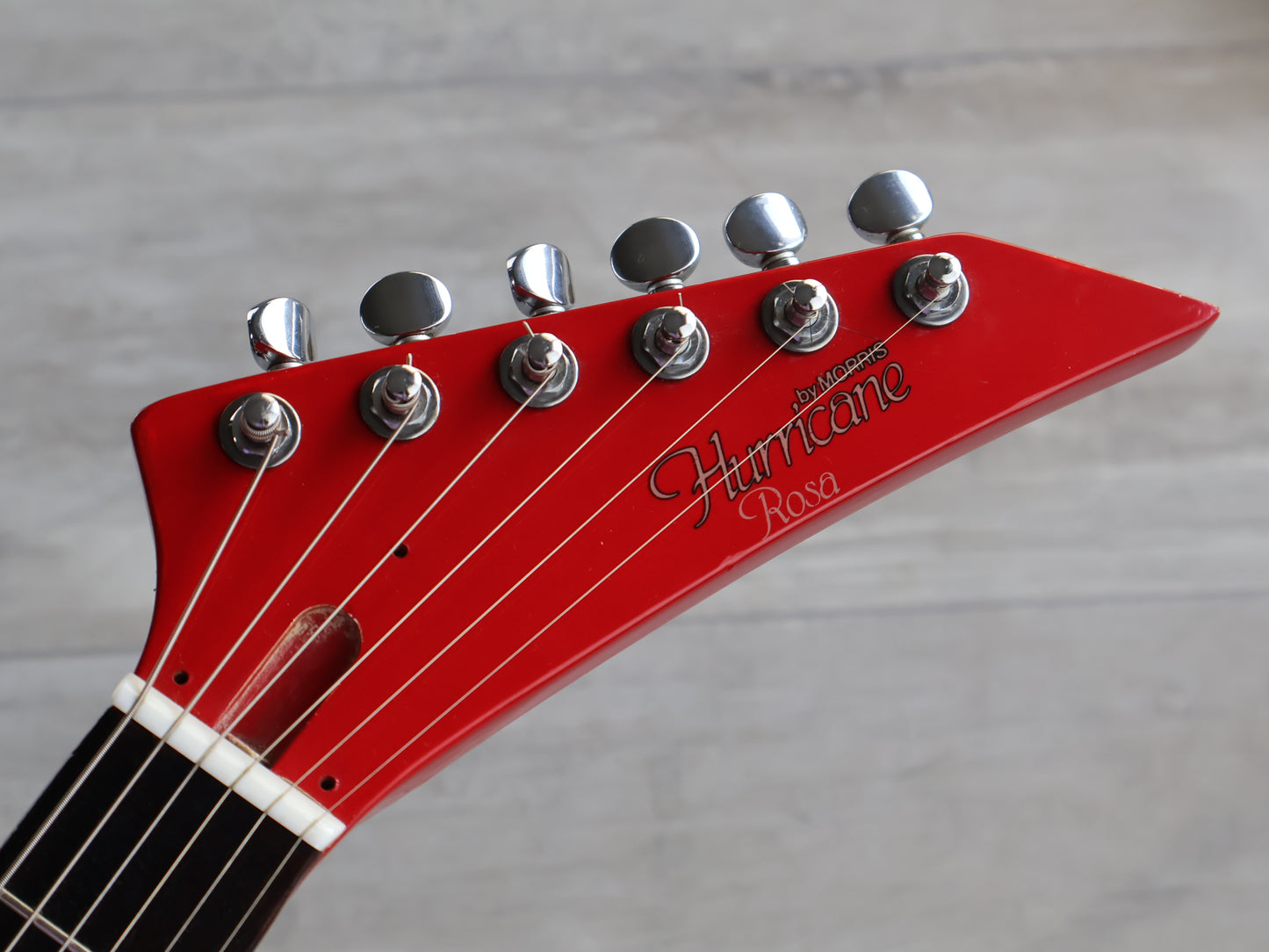1980's Morris Hurricane "Rosa" Random Star (Gloss Red)