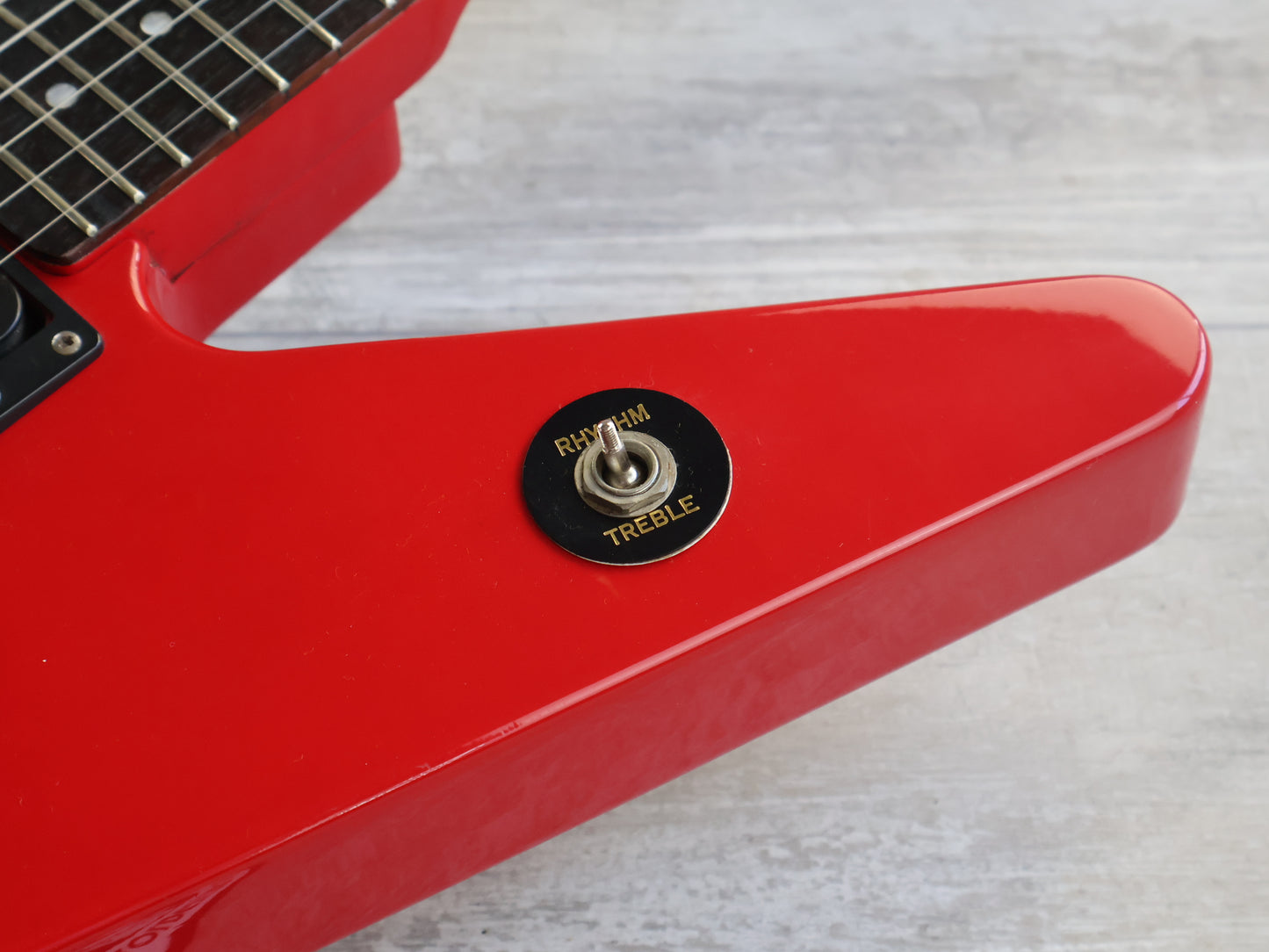 1980's Morris Hurricane "Rosa" Random Star (Gloss Red)