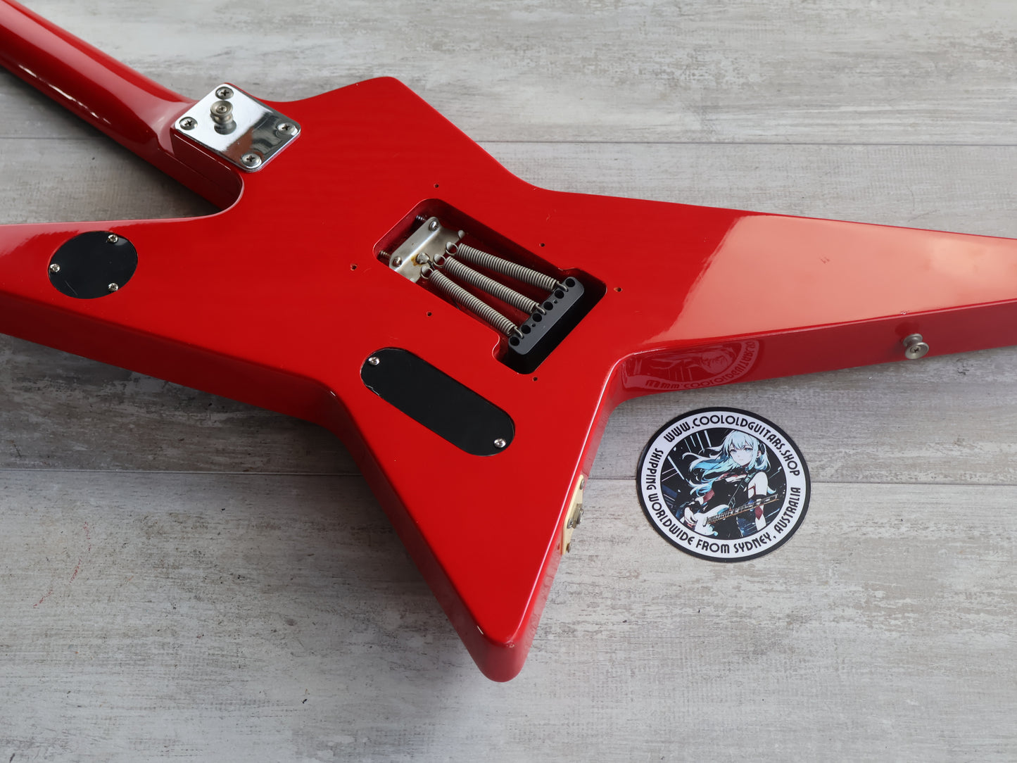 1980's Morris Hurricane "Rosa" Random Star (Gloss Red)