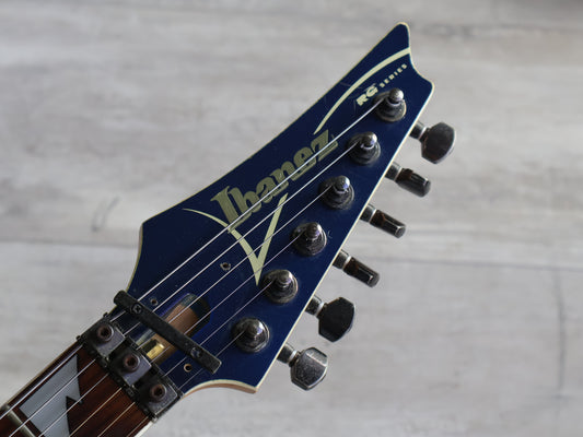 1996 Ibanez Japan RGR470 Reverse Headstock HSH Superstrat (Jewel Blue Burst)