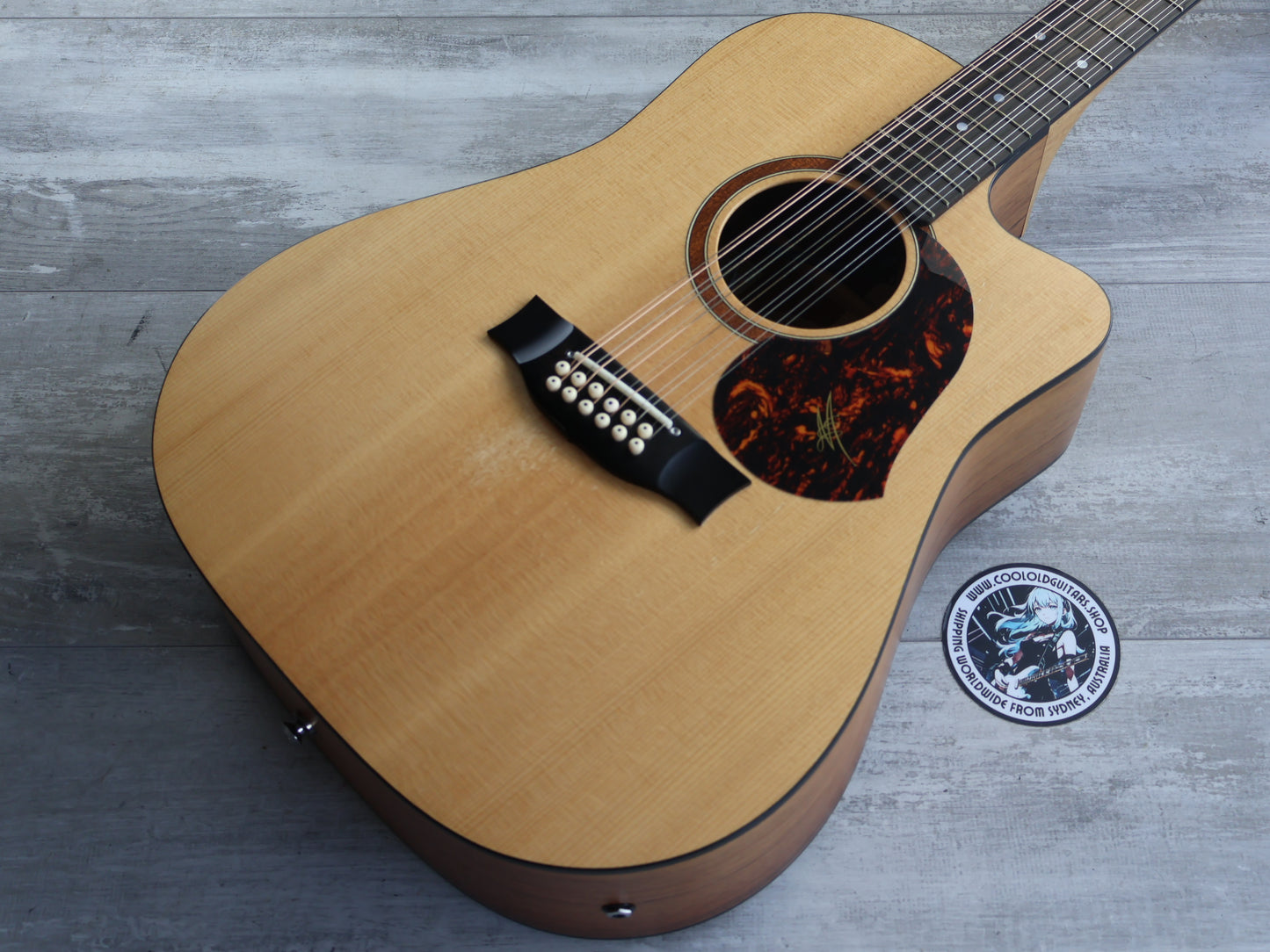 Maton SRS70C-12 "Road Series" Acoustic Electric 12-String Guitar (Natural Satin)