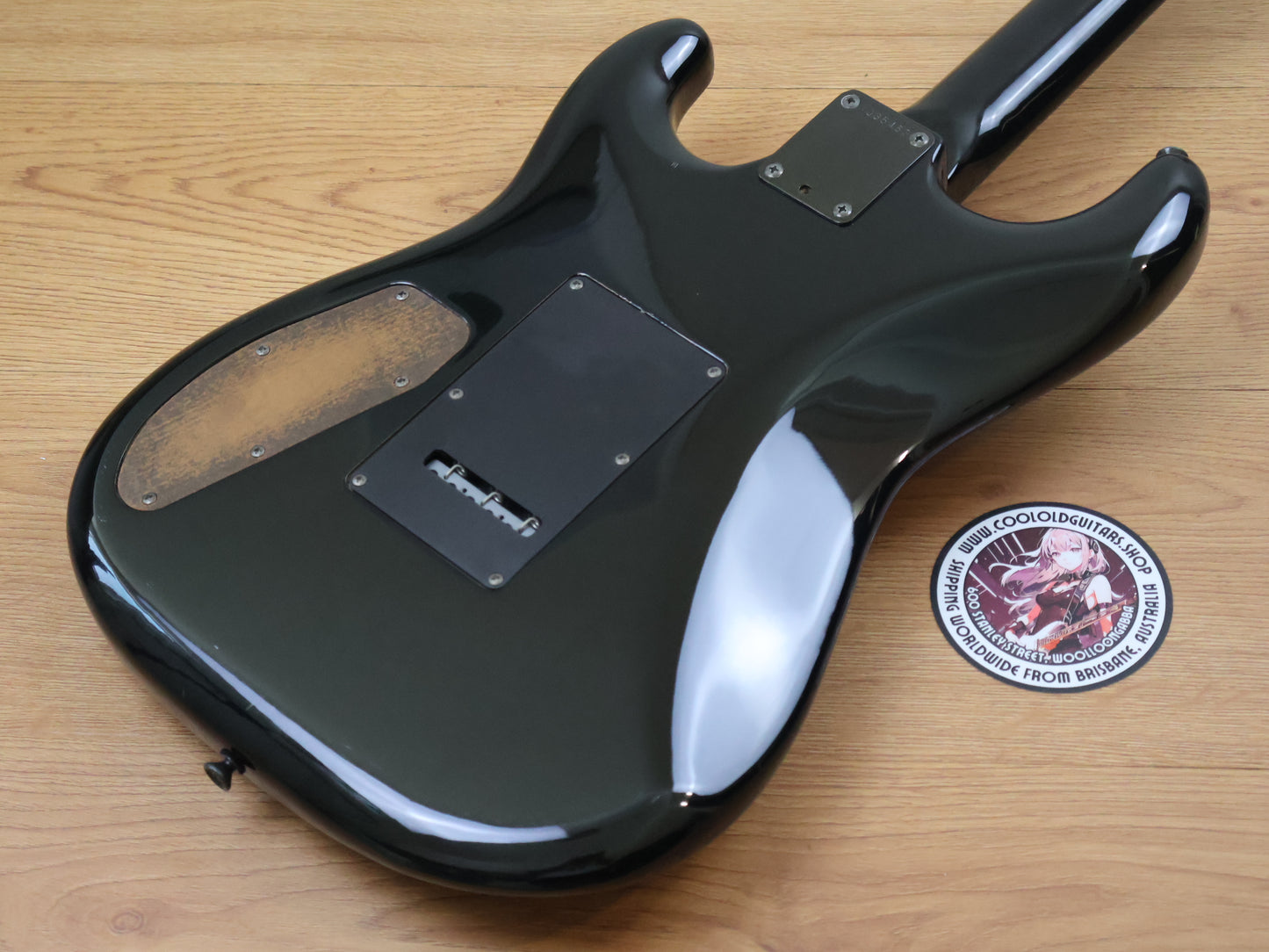 1985 Fender Japan ST-535 HH Contemporary Boxer Stratocaster (Black)