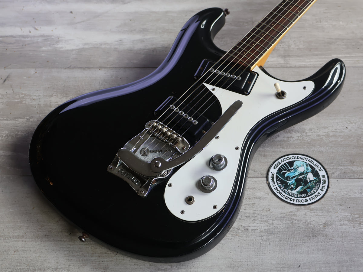 1970's Mosrite Japan Avenger w/Moseley Vibrato (Black)