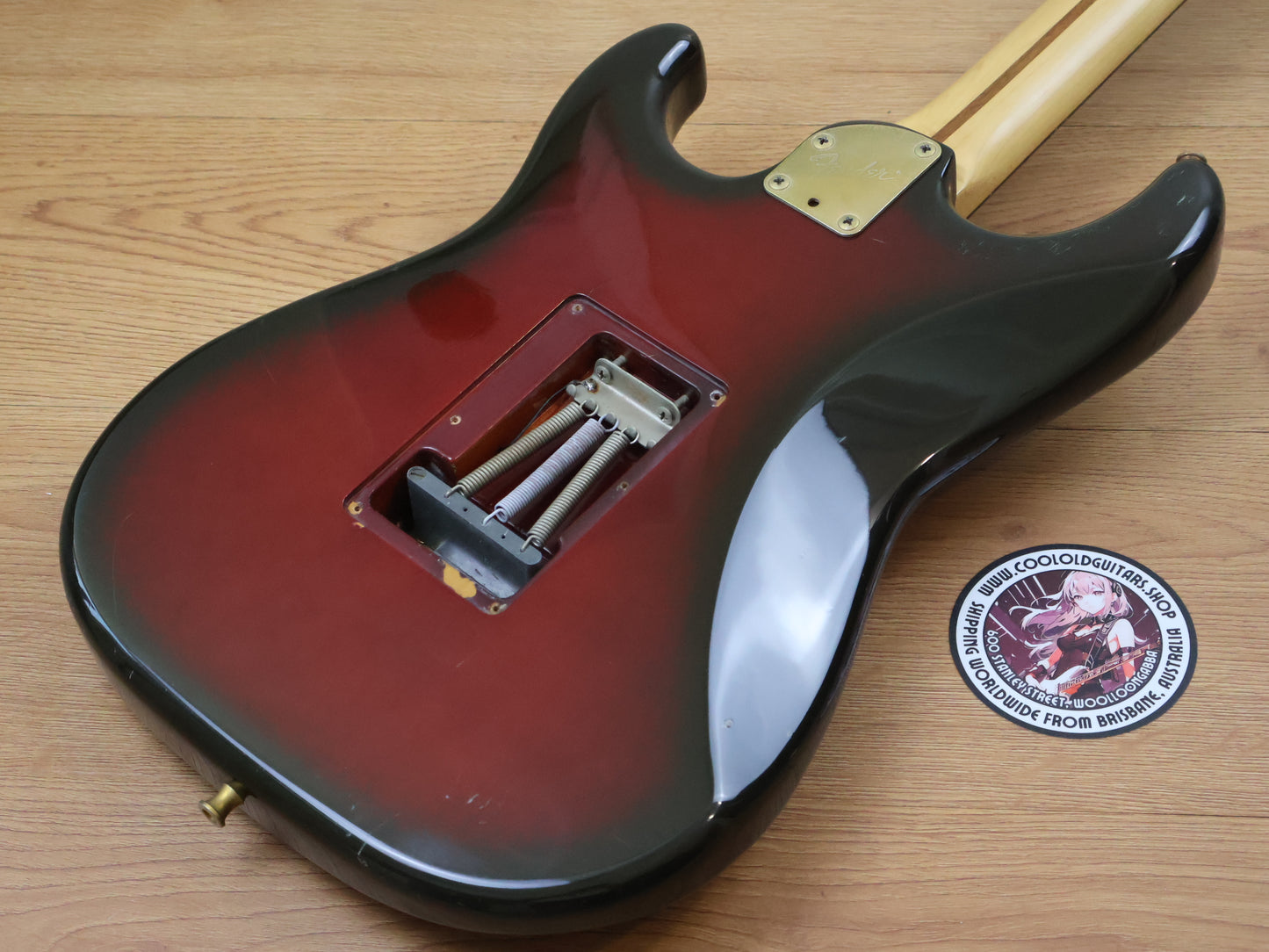 1989 Fender Japan STR75 "Pro Feel" Stratocaster (Red Black Burst)