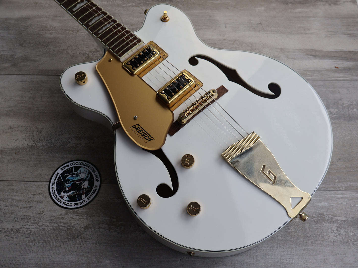 Gretsch G5422GLH Electromatic Classic LH Left Handed Hollow Body Double-Cut (White)