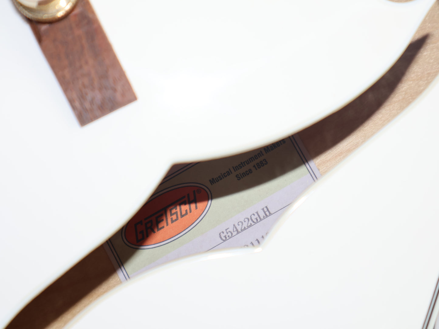 Gretsch G5422GLH Electromatic Classic LH Left Handed Hollow Body Double-Cut (White)