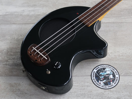 Fernandes ZO-3 Fretless Nomad Bass Guitar w/Speaker (Black)