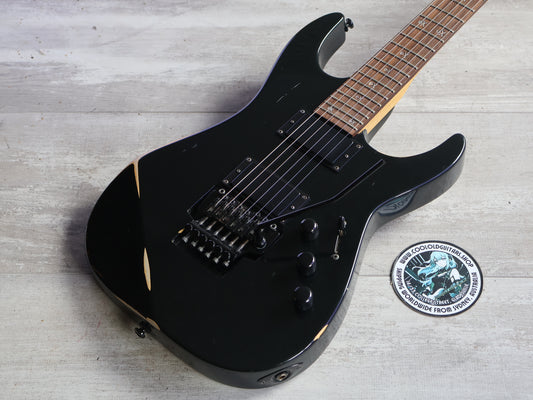 1995 Grassroots by ESP Japan GMM-60 Kirk Hammett Signature Model (Black)