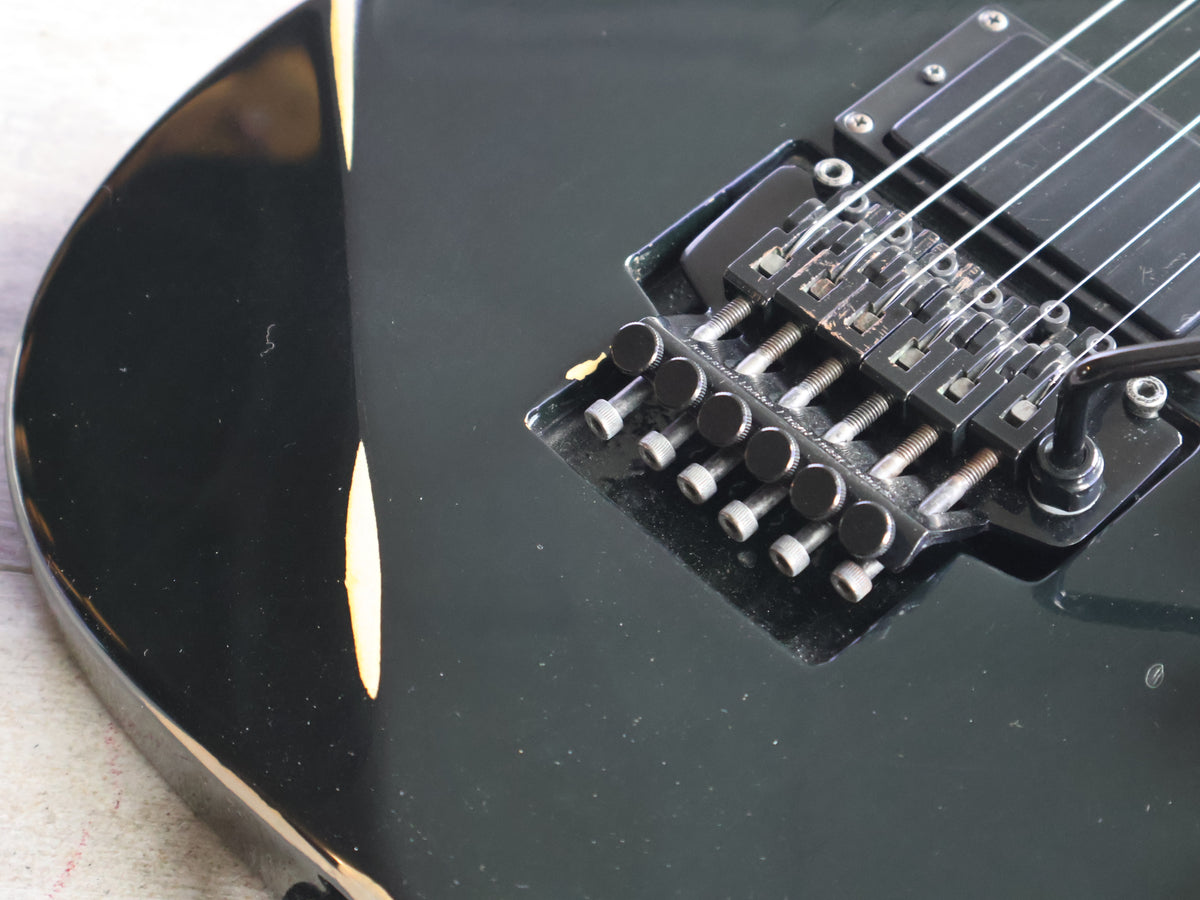 1995 Grassroots by ESP Japan GMM-60 Kirk Hammett Signature Model (Black)