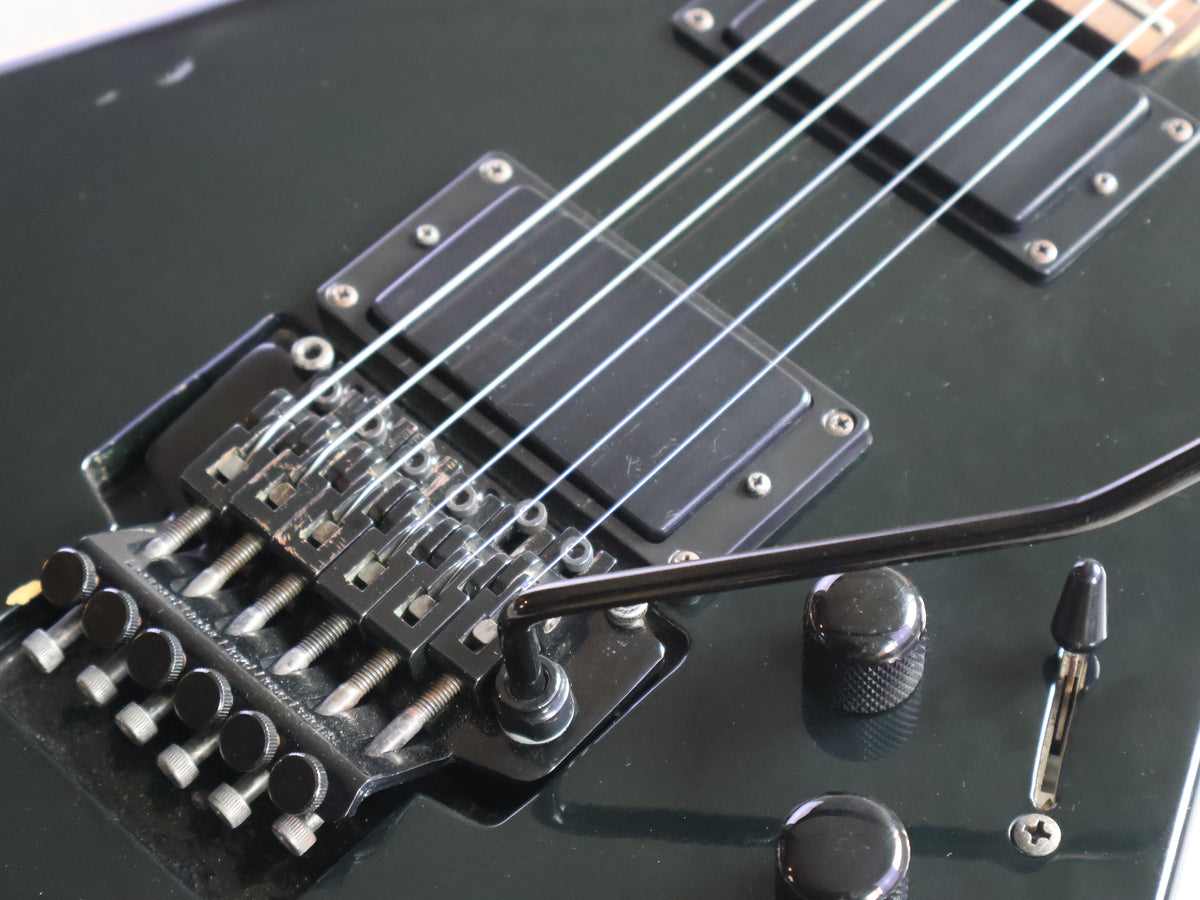 1995 Grassroots by ESP Japan GMM-60 Kirk Hammett Signature Model (Black)