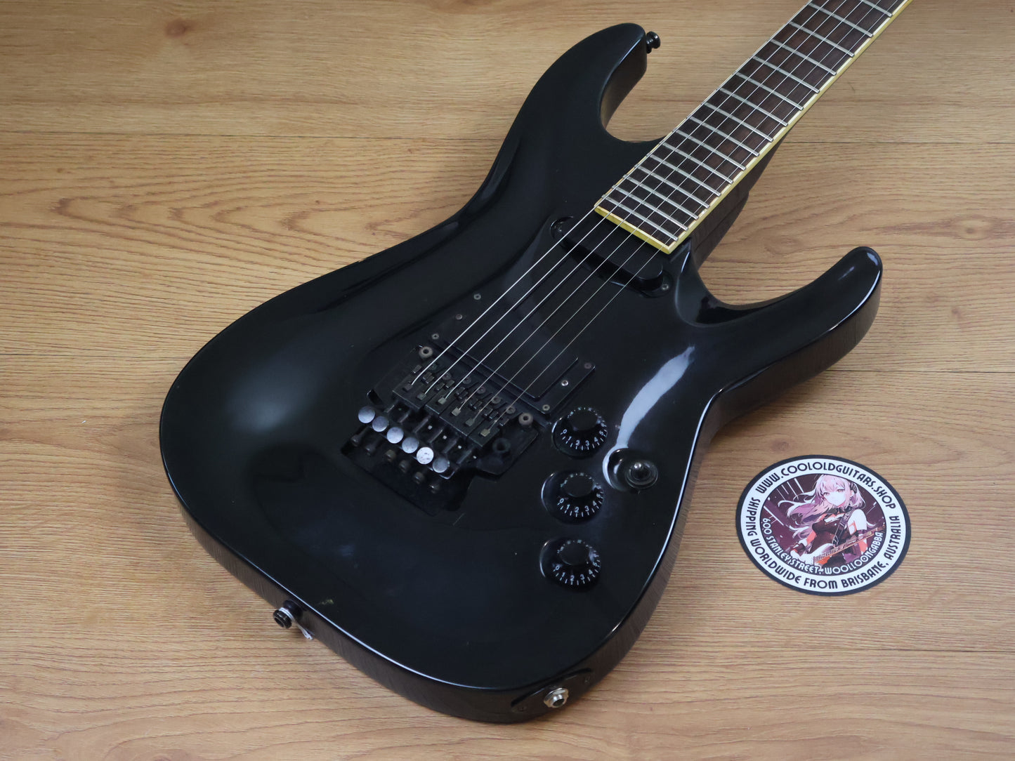 1990's Edwards E-HR-85 Horizon HS Superstrat (Black)