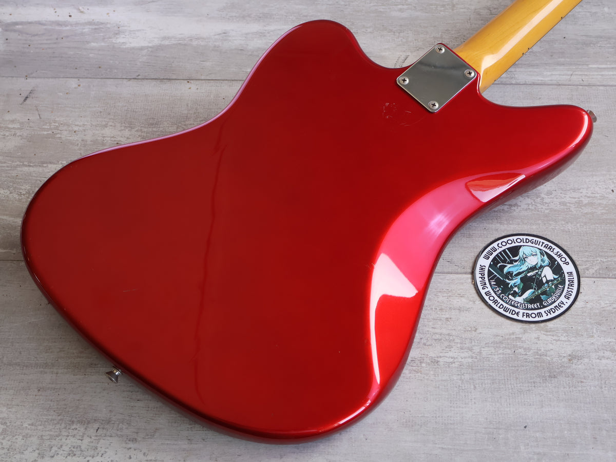 2000 Fender Japan JG66-85 '66 Reissue Jaguar (Candy Apple Red w/Matching Headstock)
