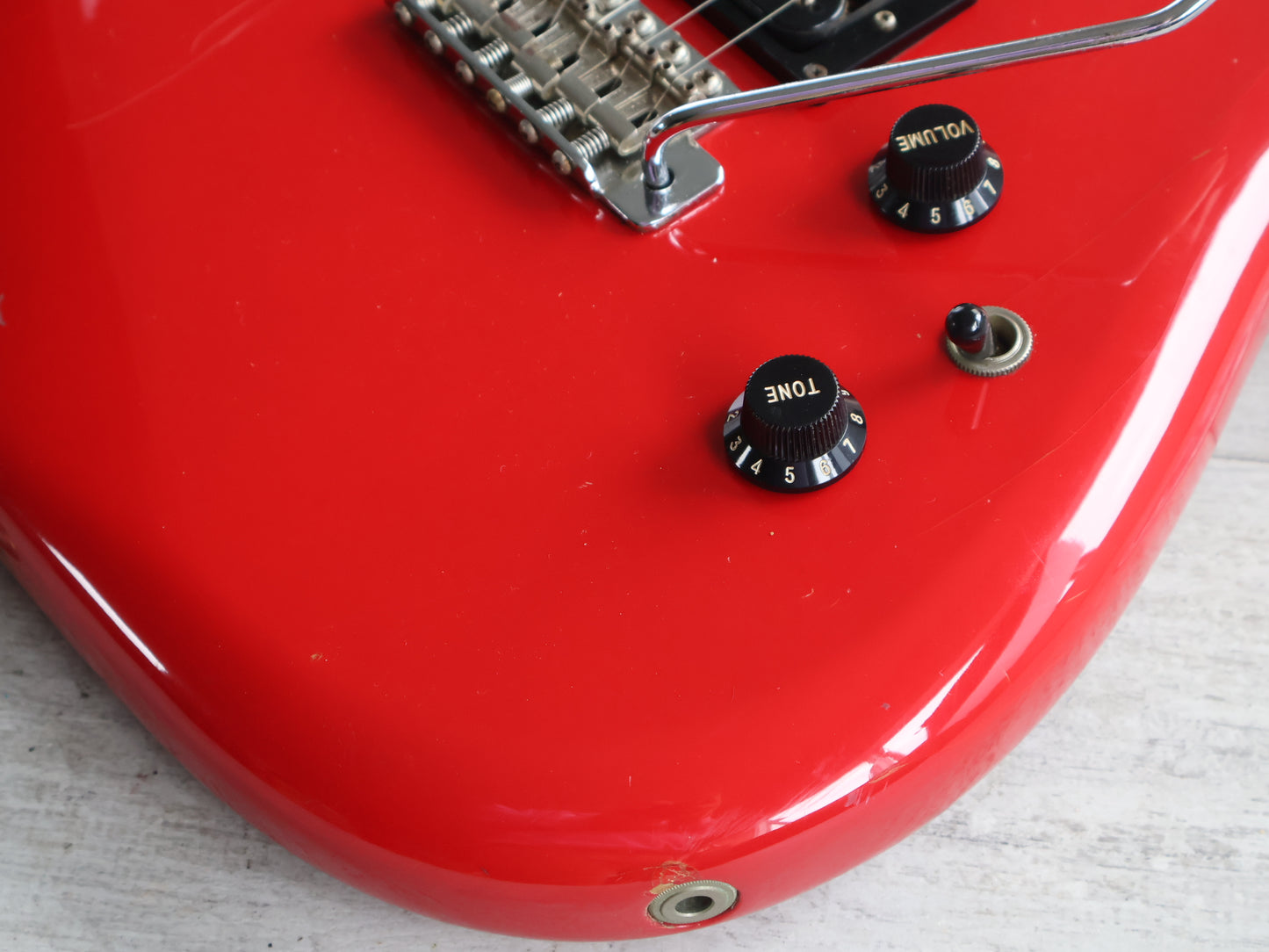 1985 Fender Squier ST-335 Contemporary Series Japan HH Stratocaster (Red)