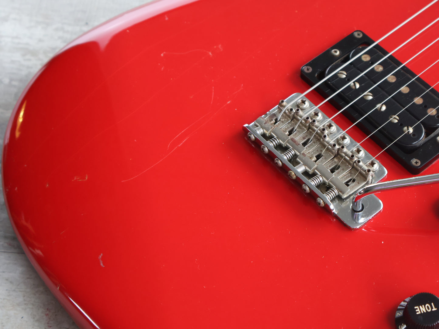 1985 Fender Squier ST-335 Contemporary Series Japan HH Stratocaster (Red)