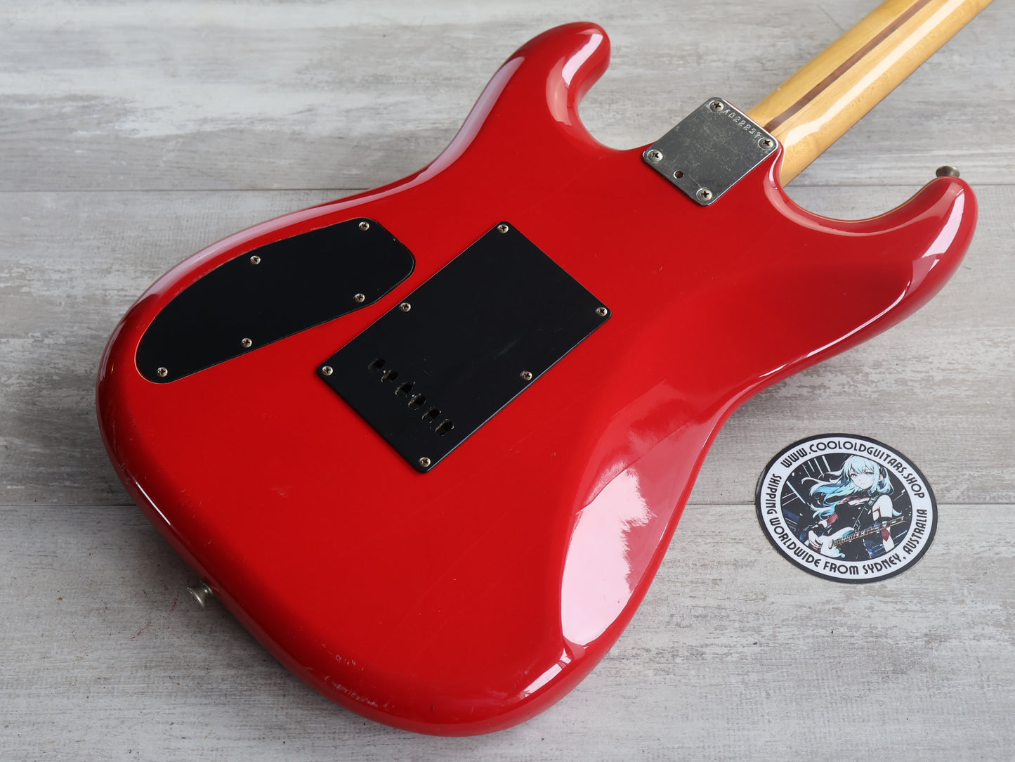 1985 Fender Squier ST-335 Contemporary Series Japan HH Stratocaster (Red)