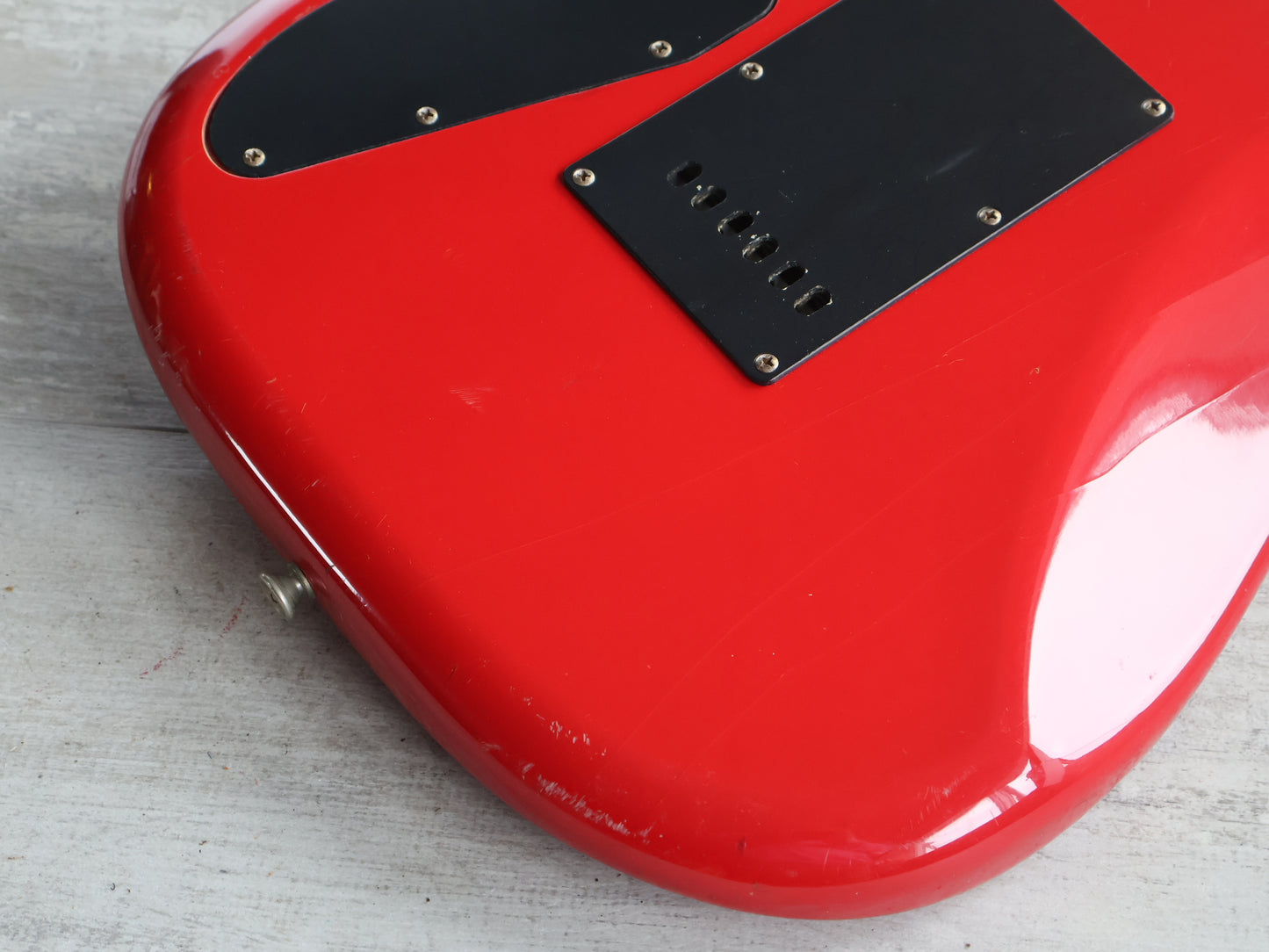 1985 Fender Squier ST-335 Contemporary Series Japan HH Stratocaster (Red)