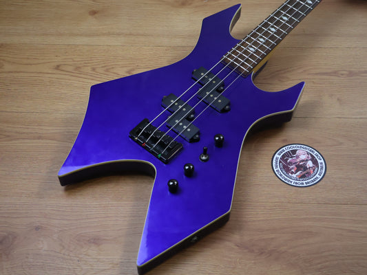 2000's BC Rich Warlock Bass (Blue)