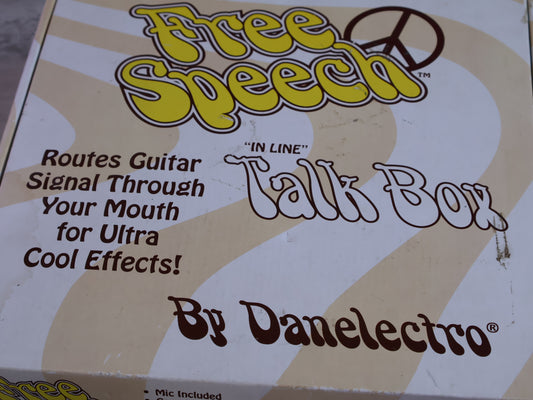 Danelectro DTB-1 Free Speech Talk Box Guitar Effect Pedal