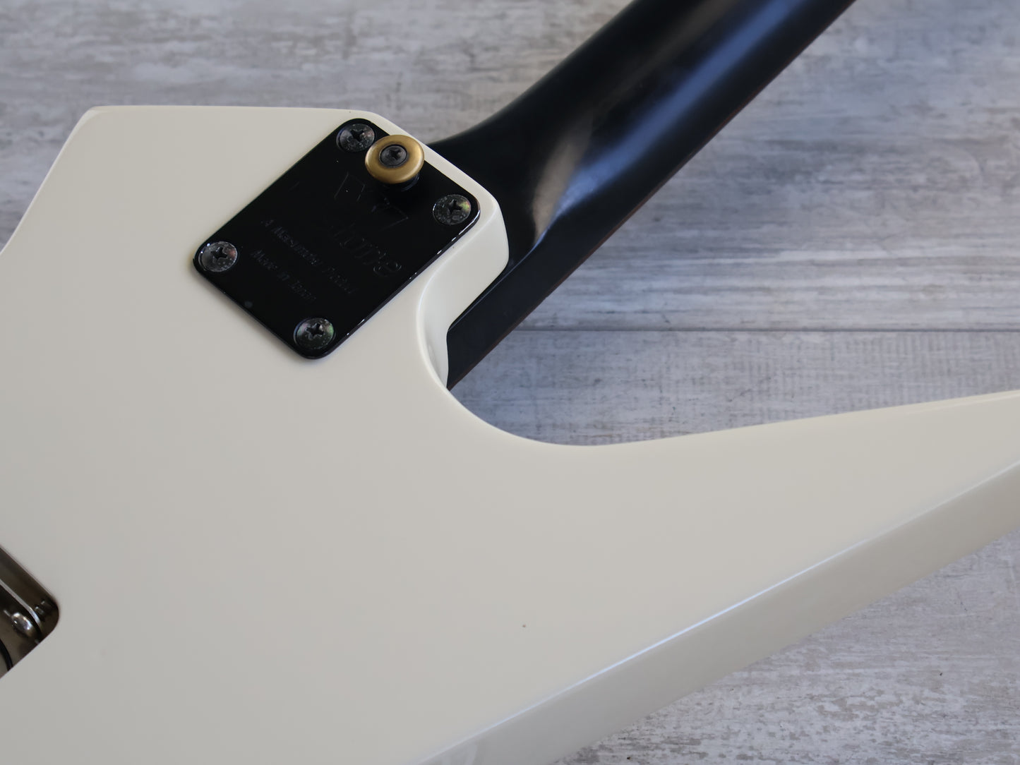 1984 Westone Raider I LH Left Handed Explorer (Black/White)