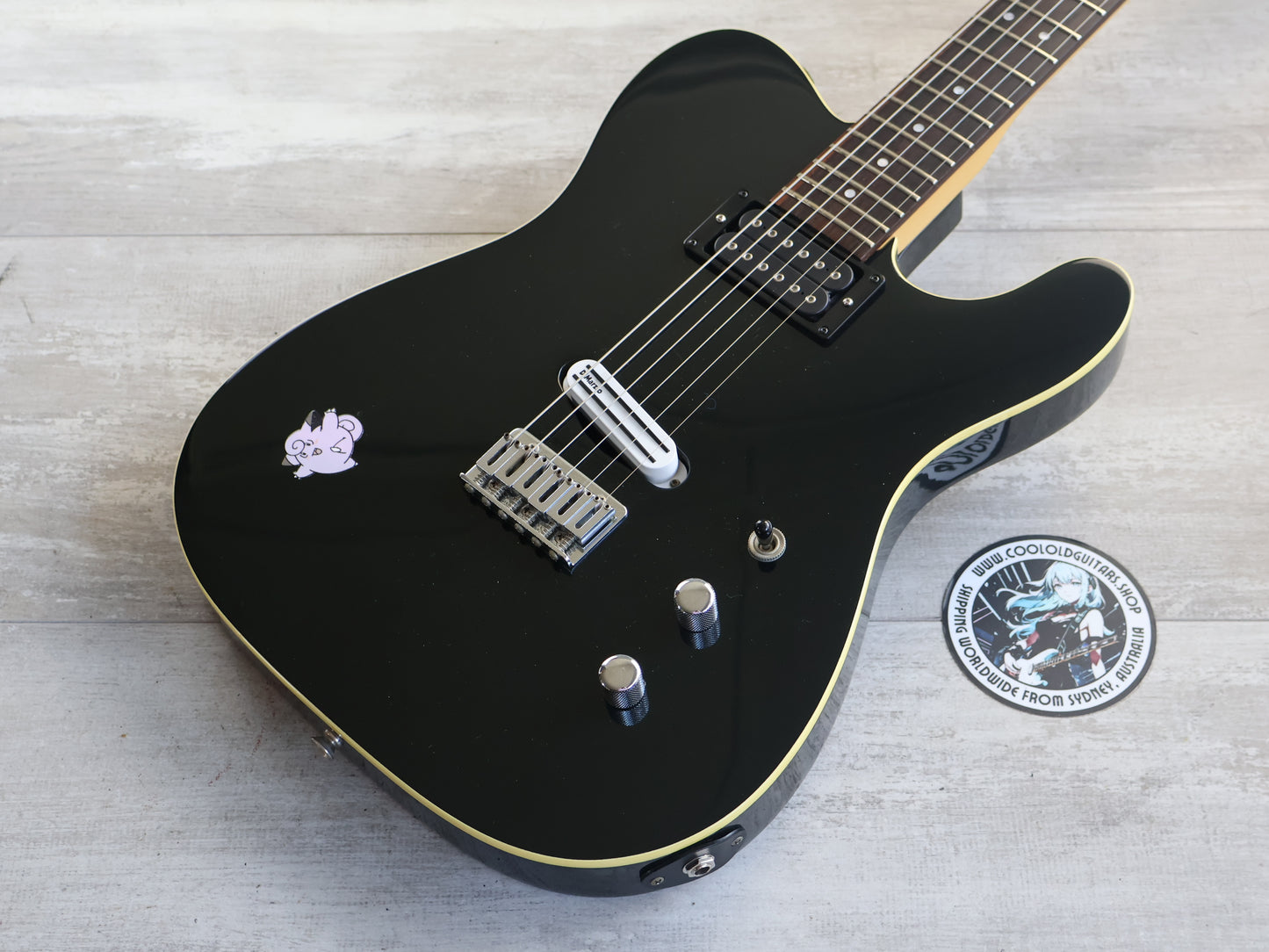 1991 Fernandes Japan TEJ-70 Contemporary Telecaster HS w/Dimarzio's (Black)