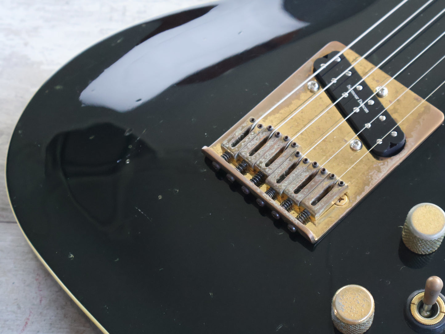 1987 Greco Japan TRS-60 Contemporary Style Telecaster (Gloss Black)