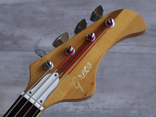 1960's Greco Japan "Apollo" Hollowbody Bass (Red)