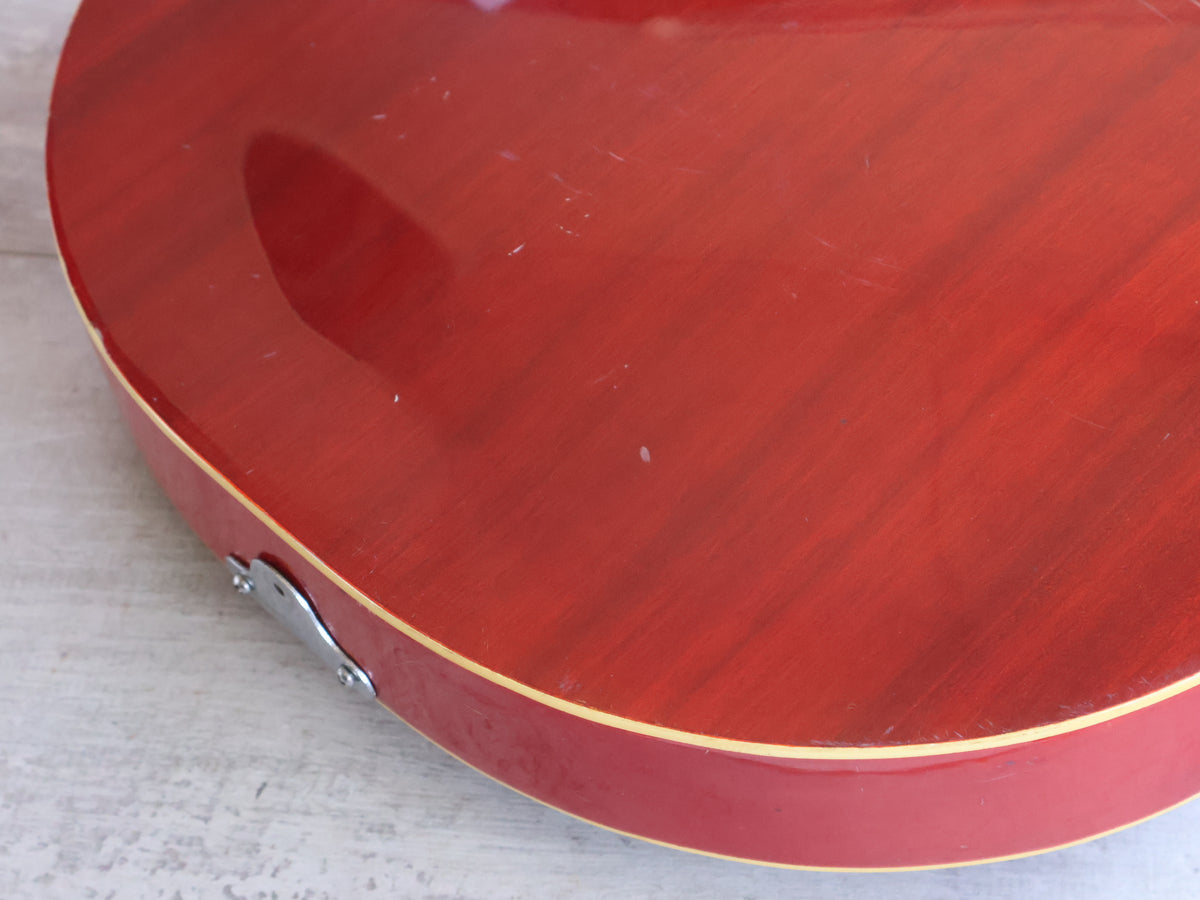 1960's Greco Japan "Apollo" Hollowbody Bass (Red)