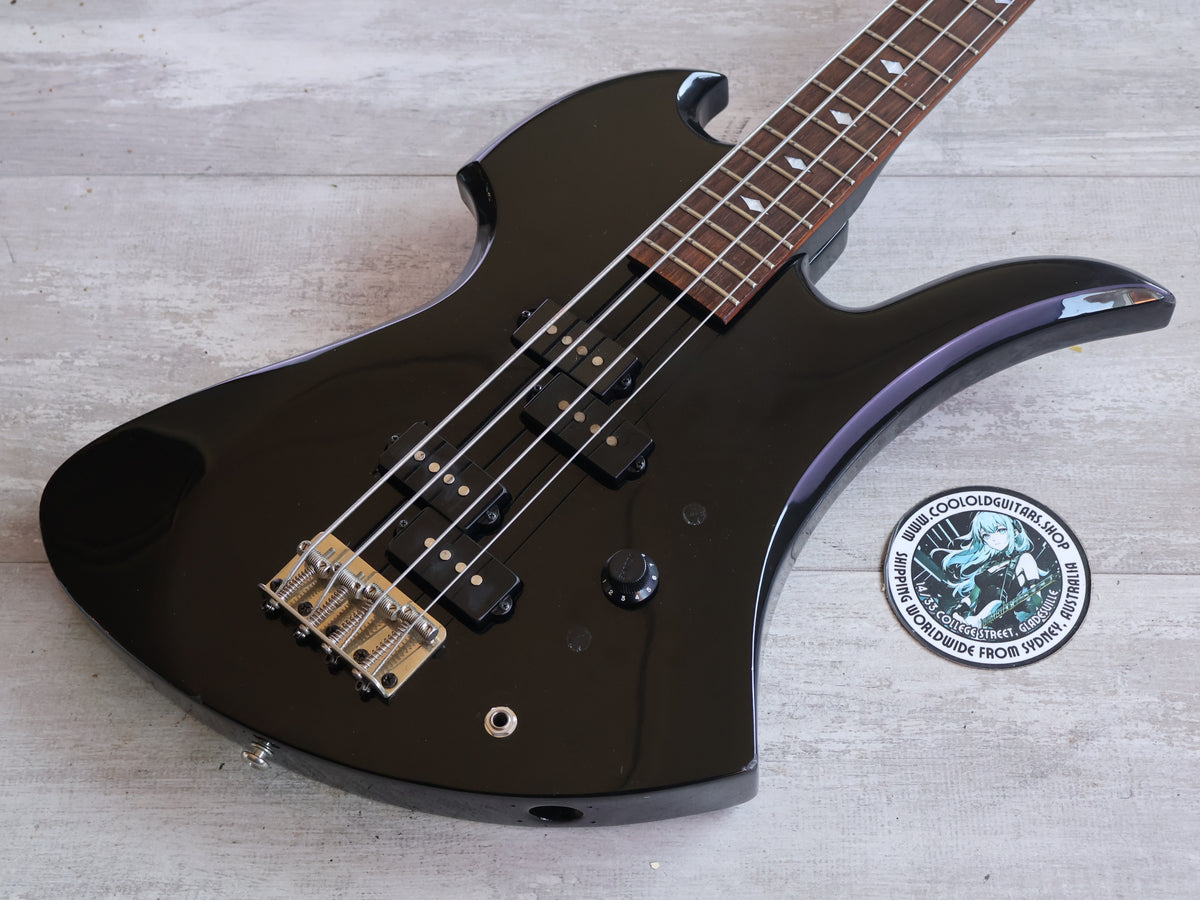 1990's Fernandes Japan MB-65 Mockingbird Bass (Black)