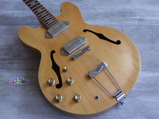 2001 Epiphone Korea Casino LH Left-Handed Hollowbody Reissue (Natural)