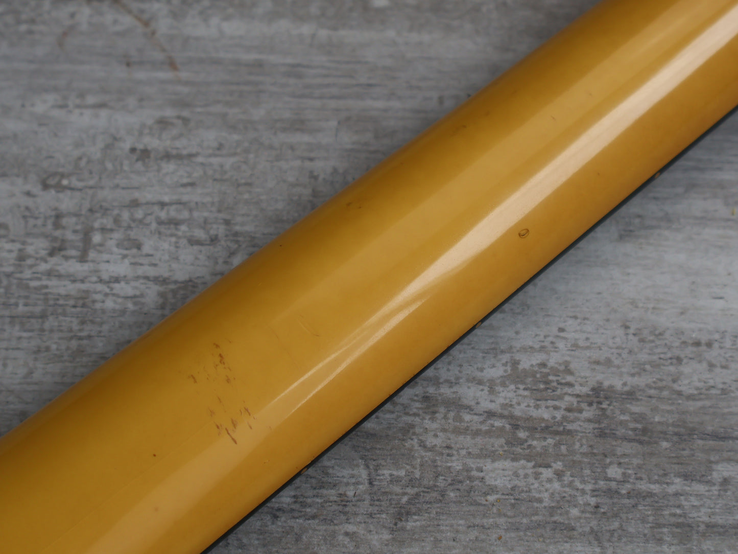 1986 Aria Pro II Japan Interceptor-II Headless Guitar (Yellowed White)