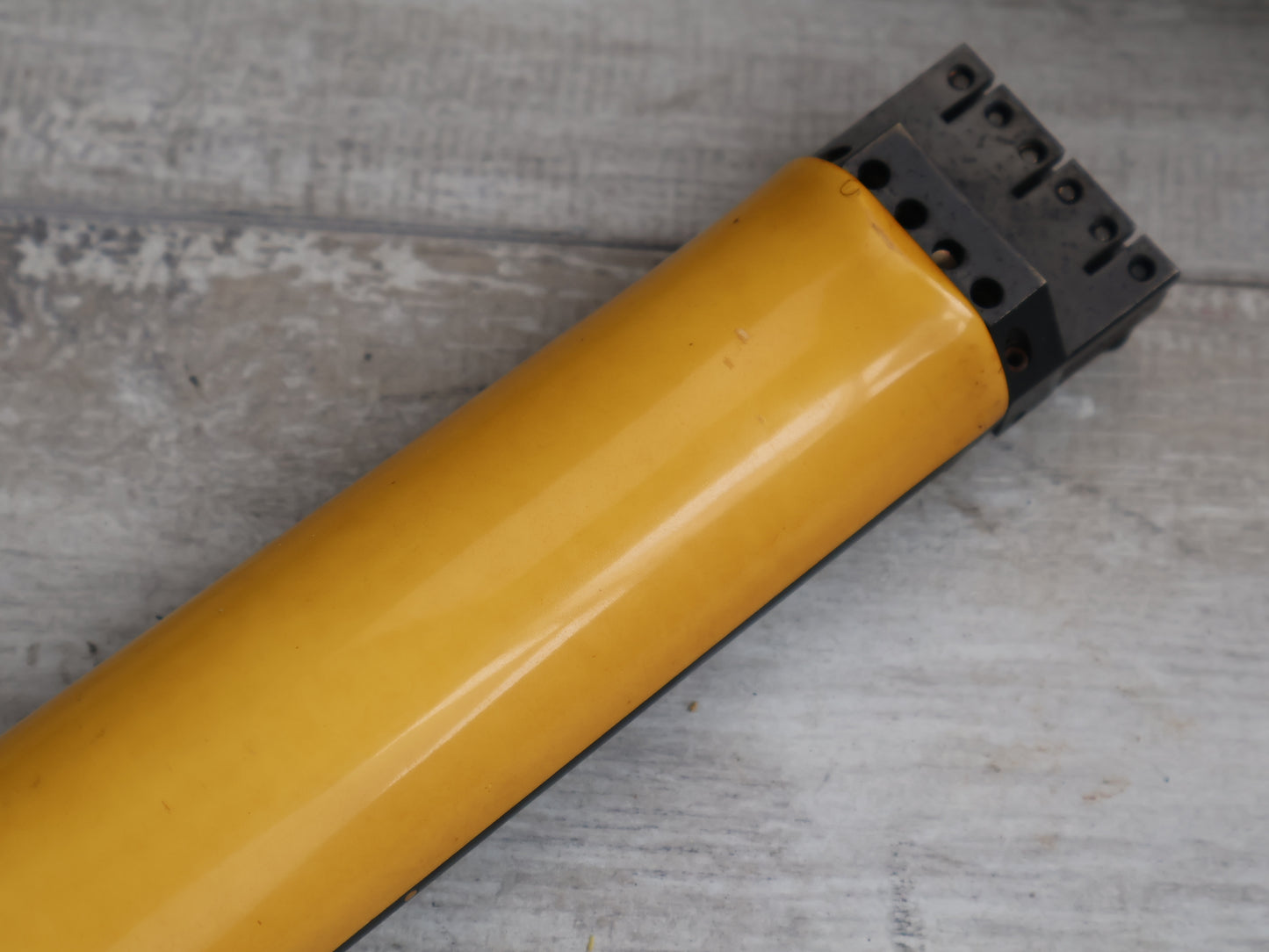 1986 Aria Pro II Japan Interceptor-II Headless Guitar (Yellowed White)