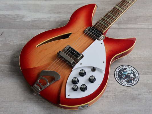 1991 Greco RG-100 Semi Hollowbody Double Cutaway (Fireglo)