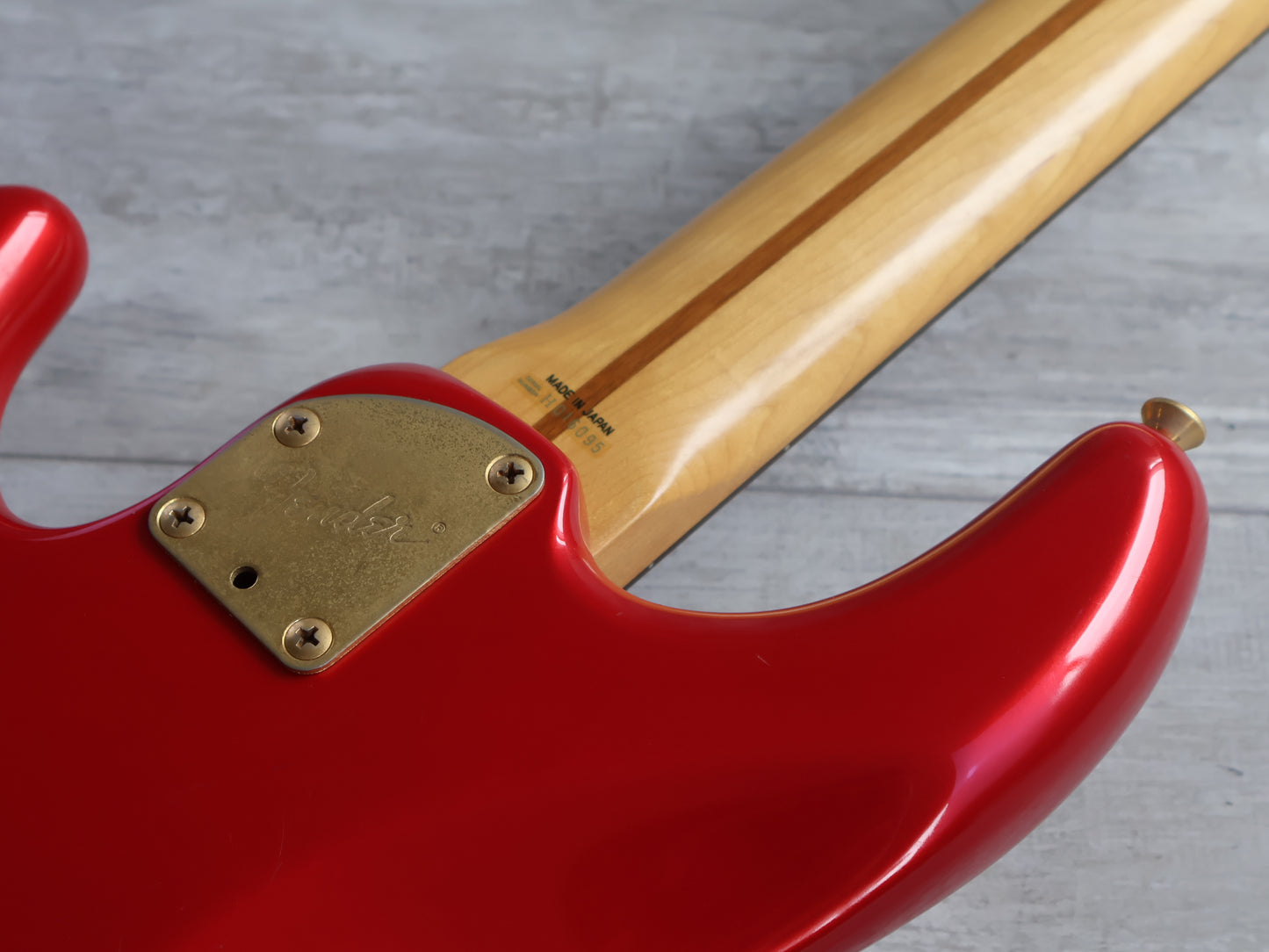 1989 Fender Japan PJR65 Jazz Bass Special PJ Active Contemporary Bass (Chrome Red)