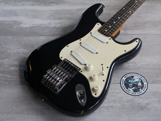 1988 Fender Japan "E Series" Stratocaster w/Hipshot Trilogy Bridge (Black)