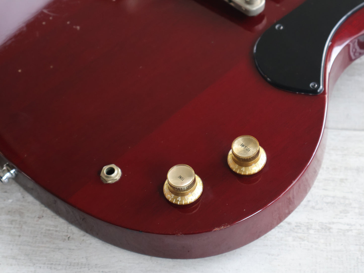 1989 Greco Japan SJR63-60 '63 Reissue SG Junior w/Seymour Duncan (Cherry Red)