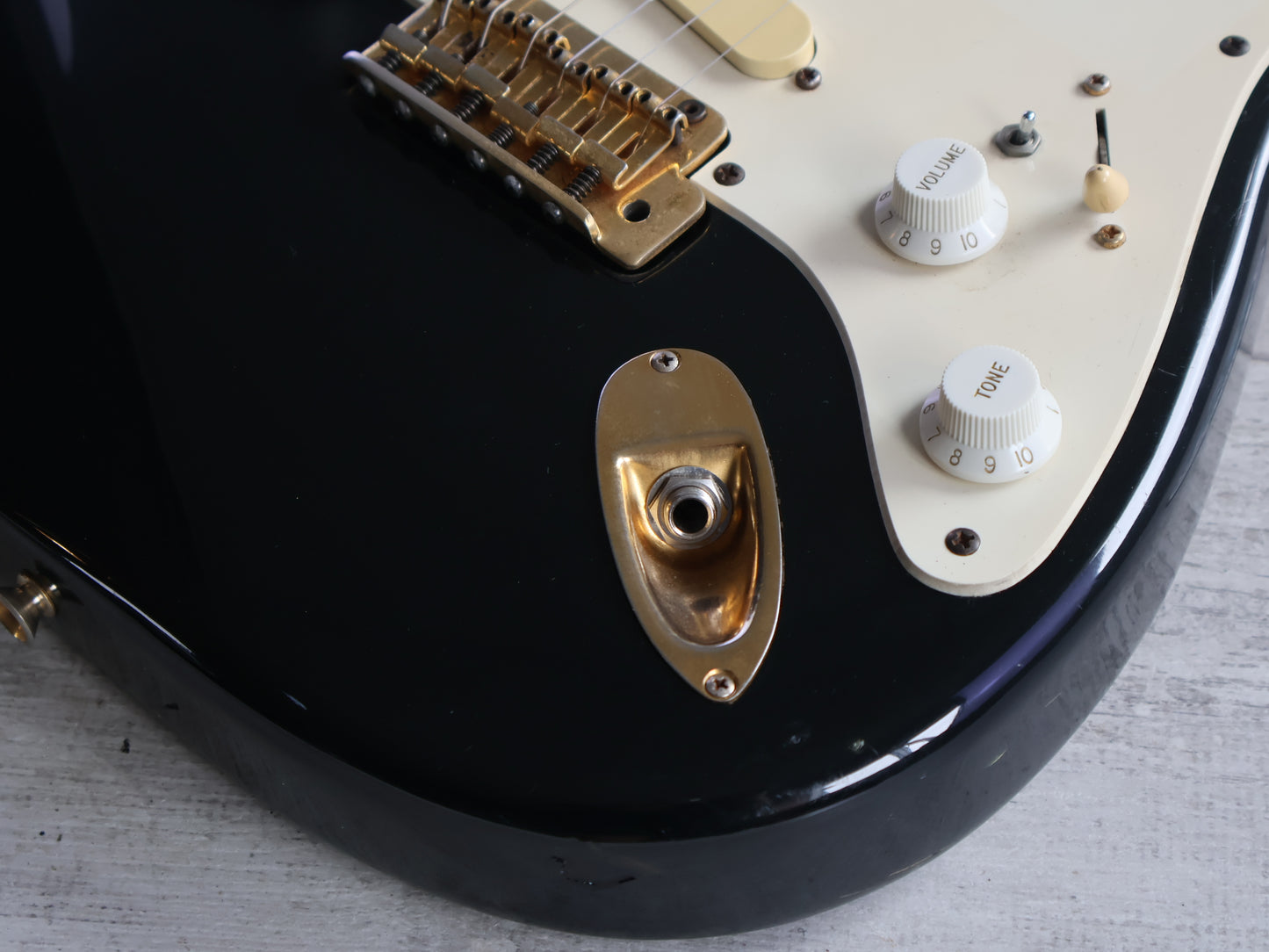 1990's Fernandes Japan FST-75 Function Stratocaster w/6 Band EQ (Black)