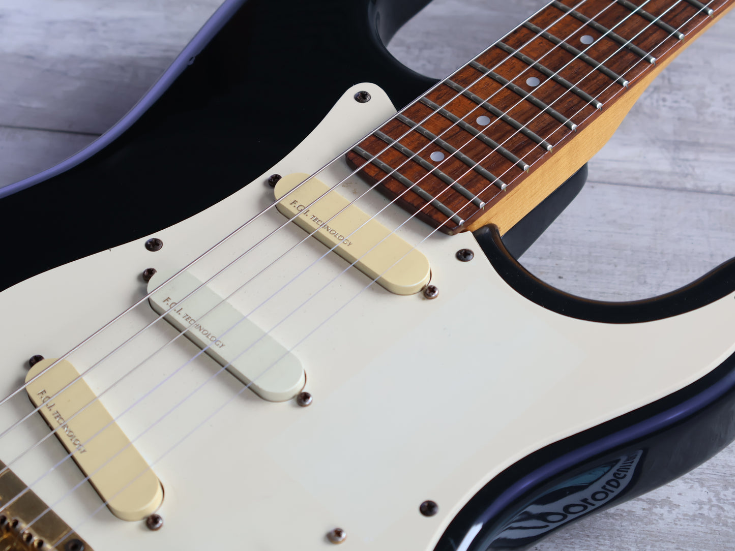 1990's Fernandes Japan FST-75 Function Stratocaster w/6 Band EQ (Black)