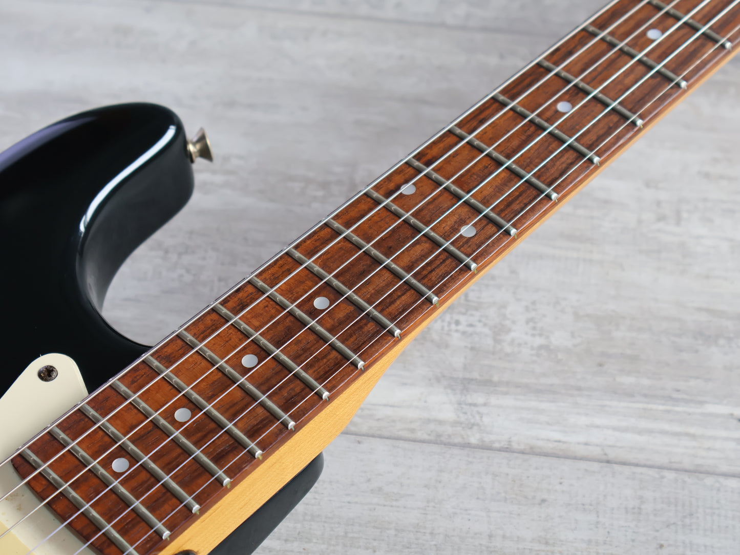 1990's Fernandes Japan FST-75 Function Stratocaster w/6 Band EQ (Black)