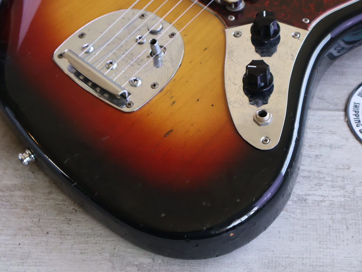 2002 Fender Japan HJG-66KC Model IV Cobain Signature Jaguar (Sunburst)