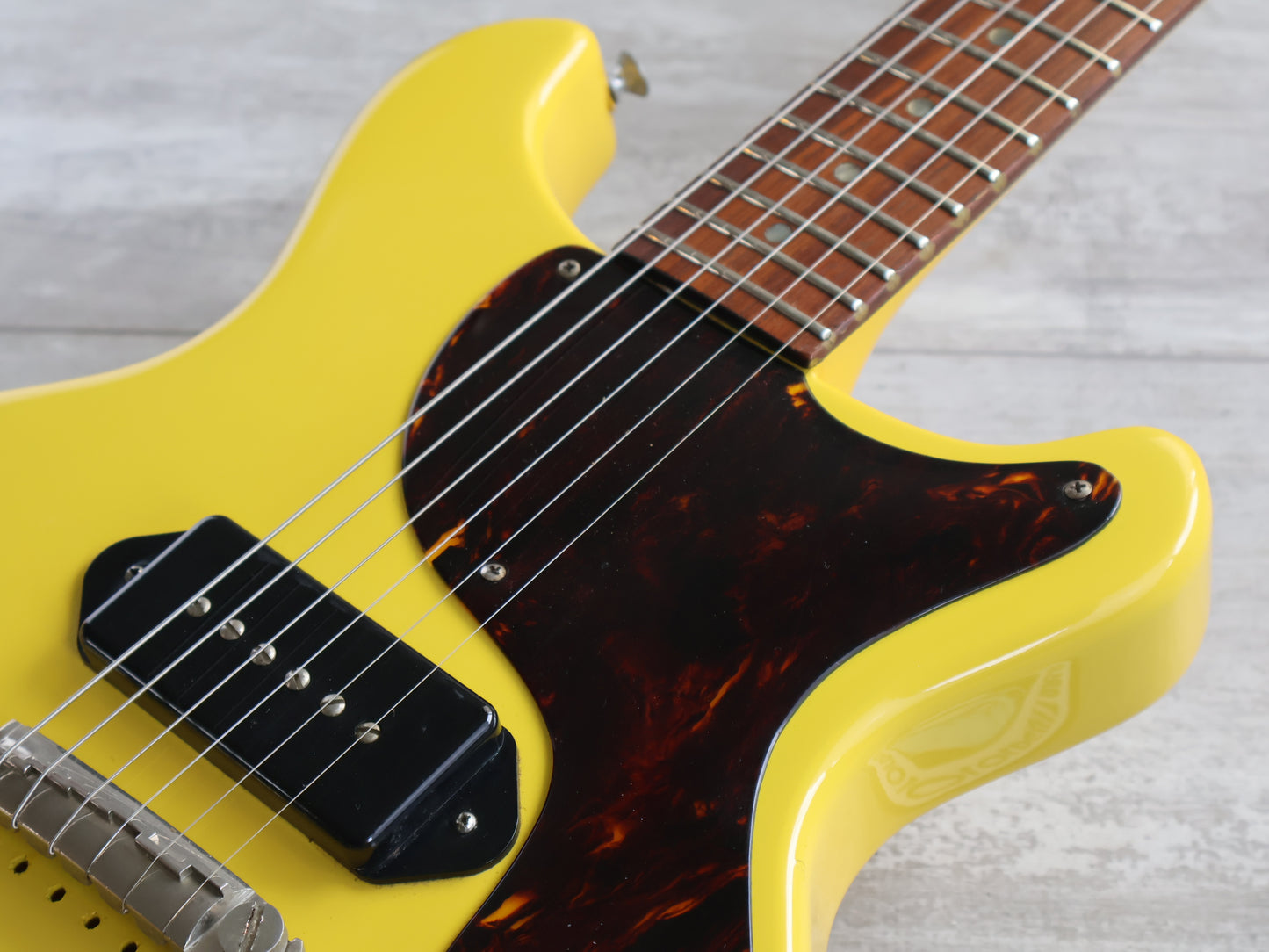 1980's Burny TV-55 Les Paul Junior DC (TV Yellow)