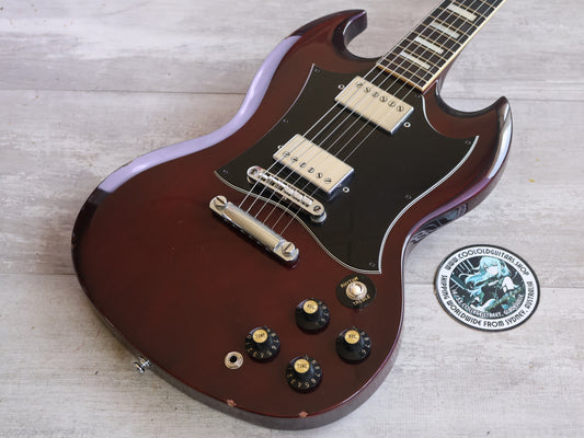 1973 Greco Japan SG-600 SG Double Cutaway (Cherry Red)