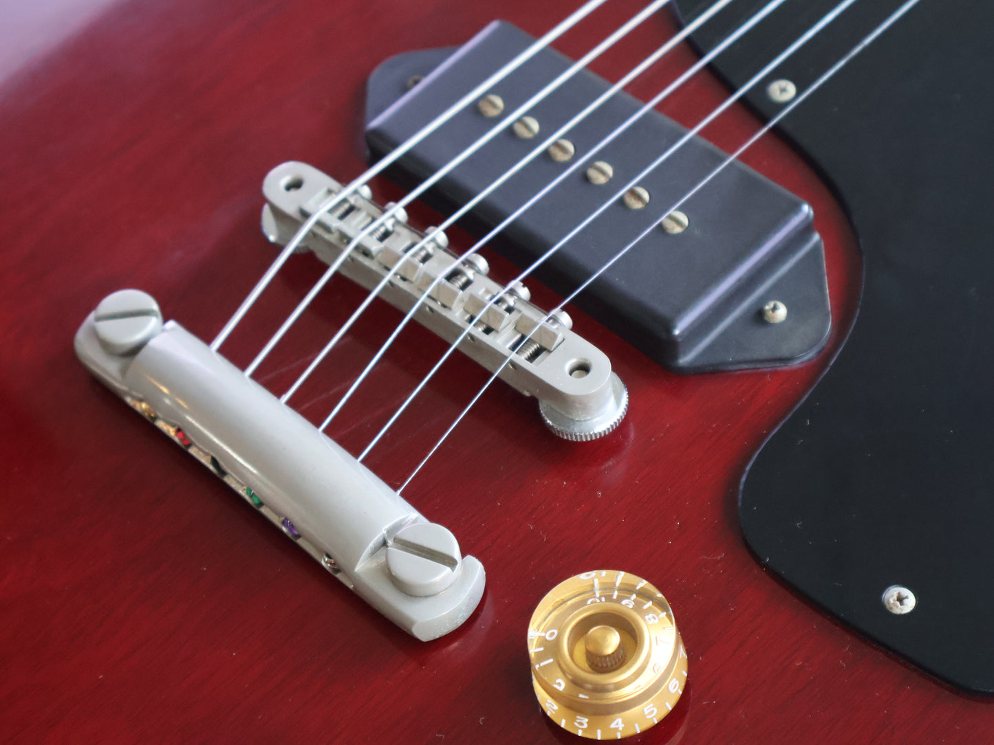 1988 Gibson USA Les Paul Junior DC Double Cutaway (Cherry Red)