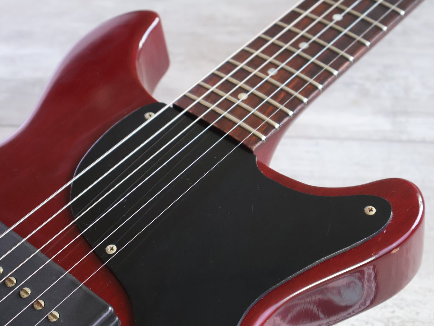 1988 Gibson USA Les Paul Junior DC Double Cutaway (Cherry Red)