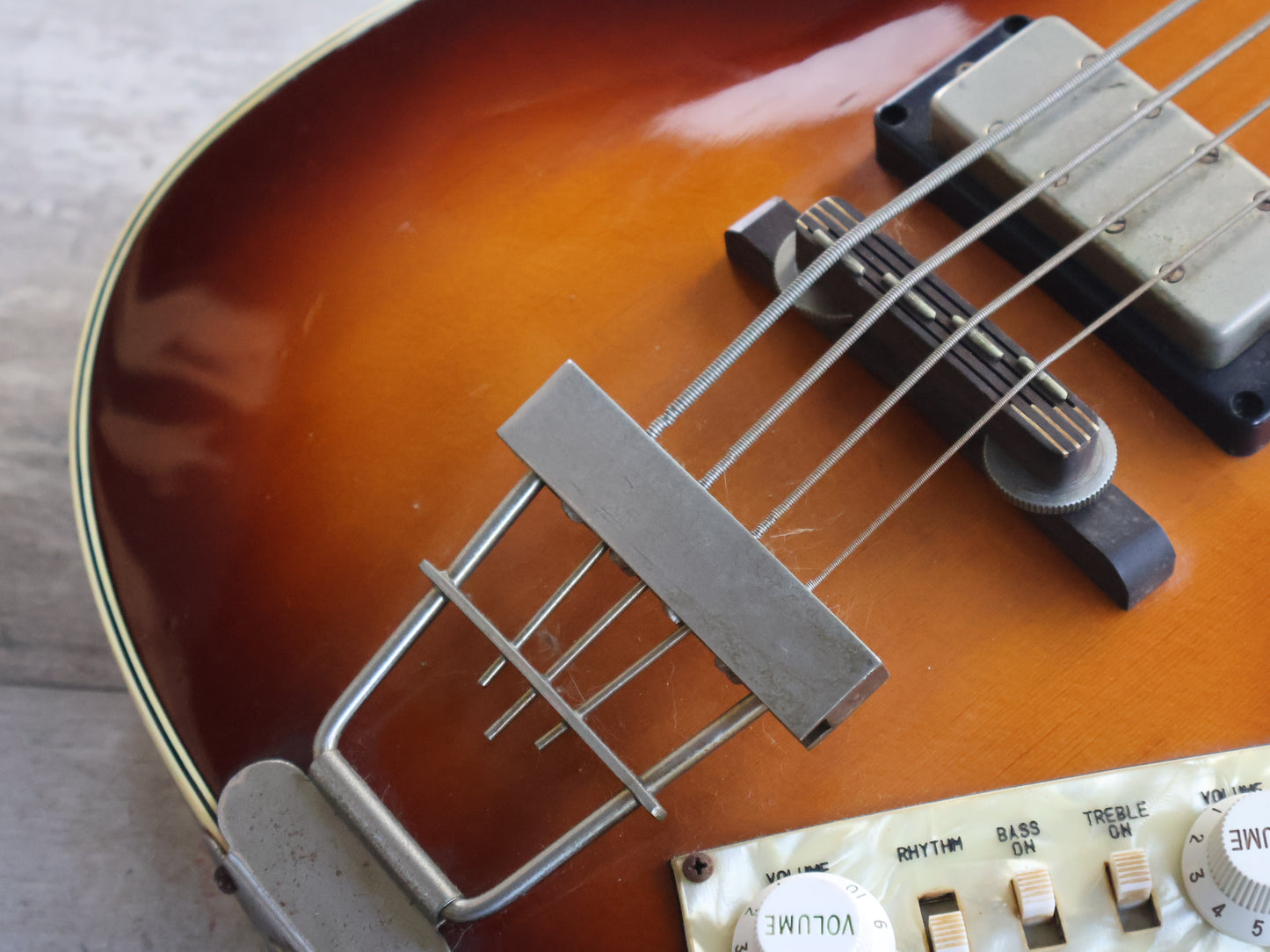 1987 Greco VB-650 Violin Beatle Bass (Brown Sunburst)