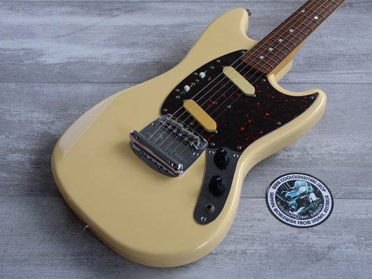 2002 Fender Japan MG69-65 '69 Reissue Mustang (Yellowed White)