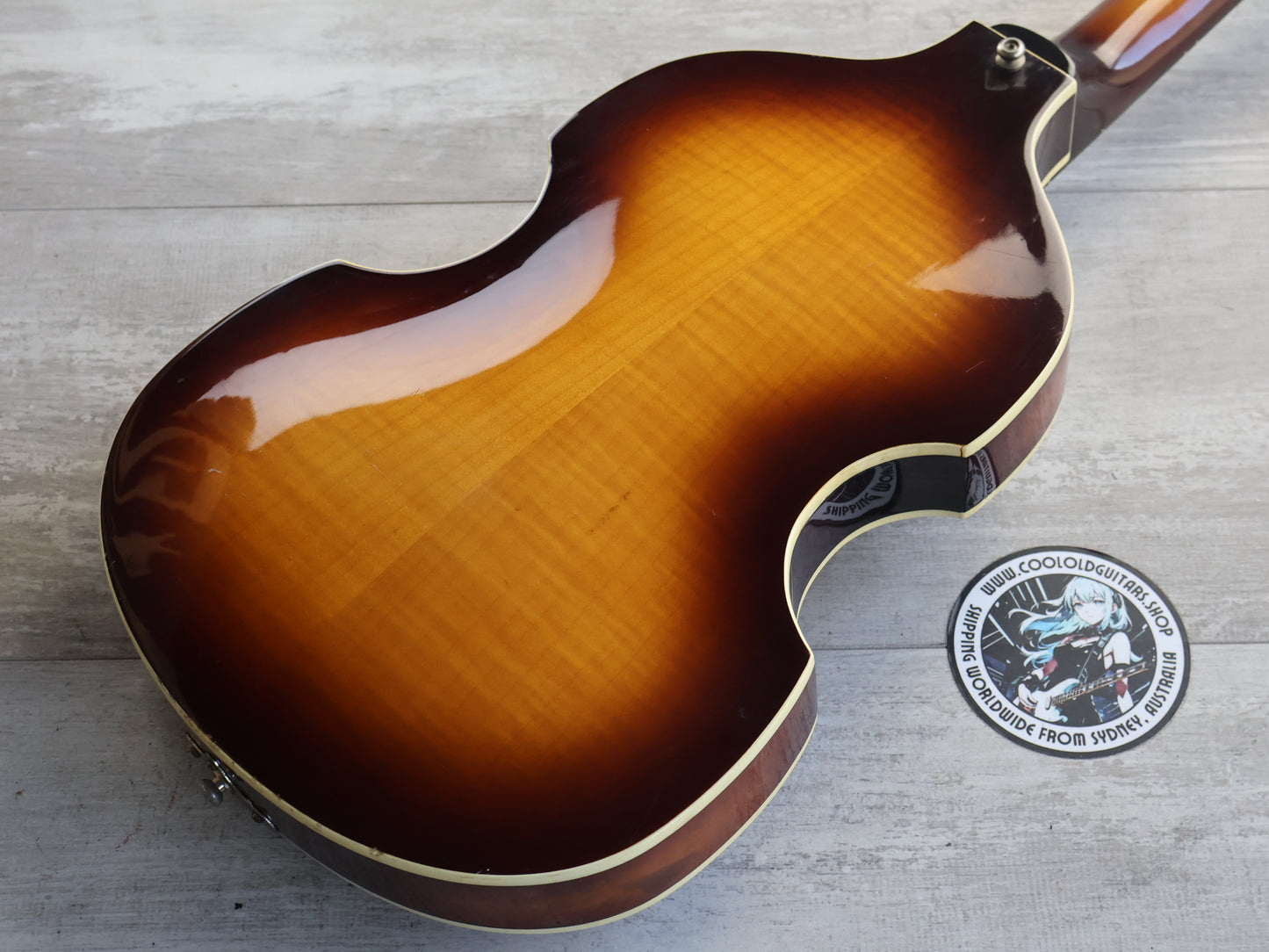 1987 Greco VB-650 Violin Beatle Bass (Brown Sunburst)