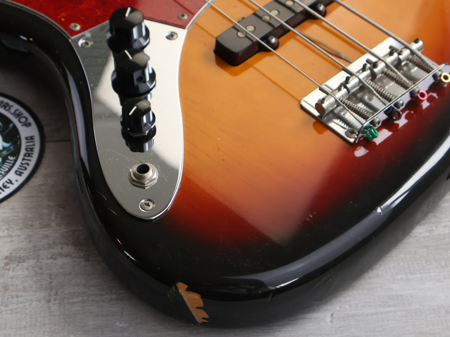 1992 Fender Japan JB62-650L '62 Reissue LH Left Handed Jazz Bass (Sunburst)