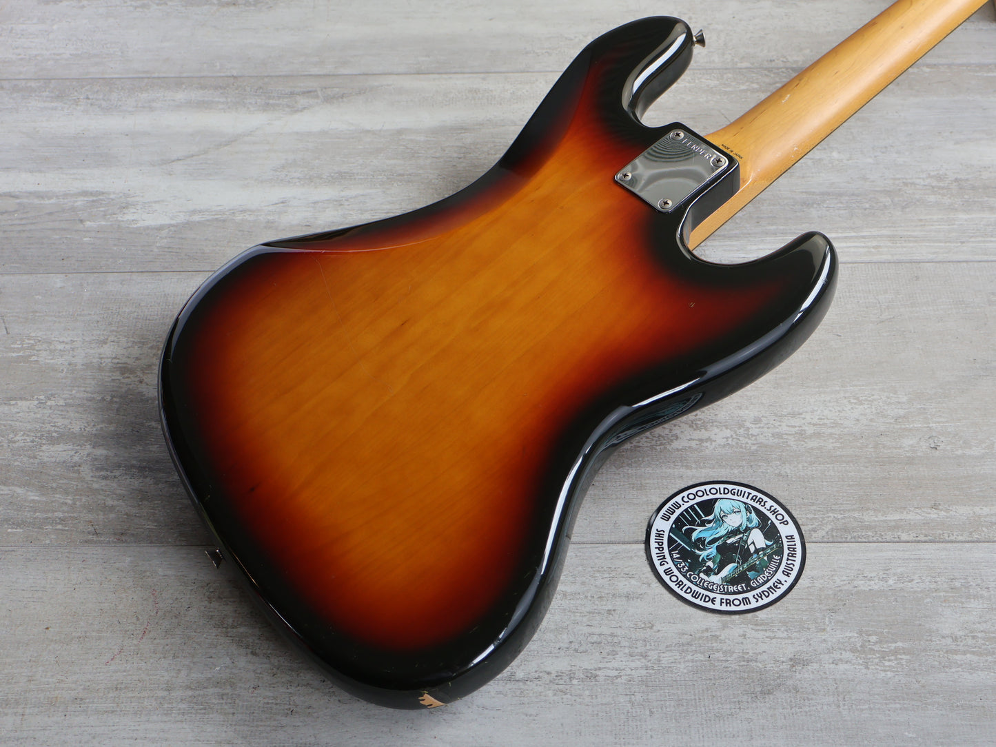 1992 Fender Japan JB62-650L '62 Reissue LH Left Handed Jazz Bass (Sunburst)