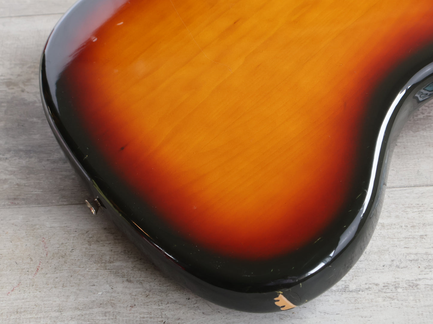 1992 Fender Japan JB62-650L '62 Reissue LH Left Handed Jazz Bass (Sunburst)